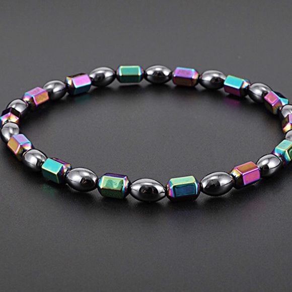 Anklet - Titanium & Stainless Steel Beads!. - Picture 5 of 6